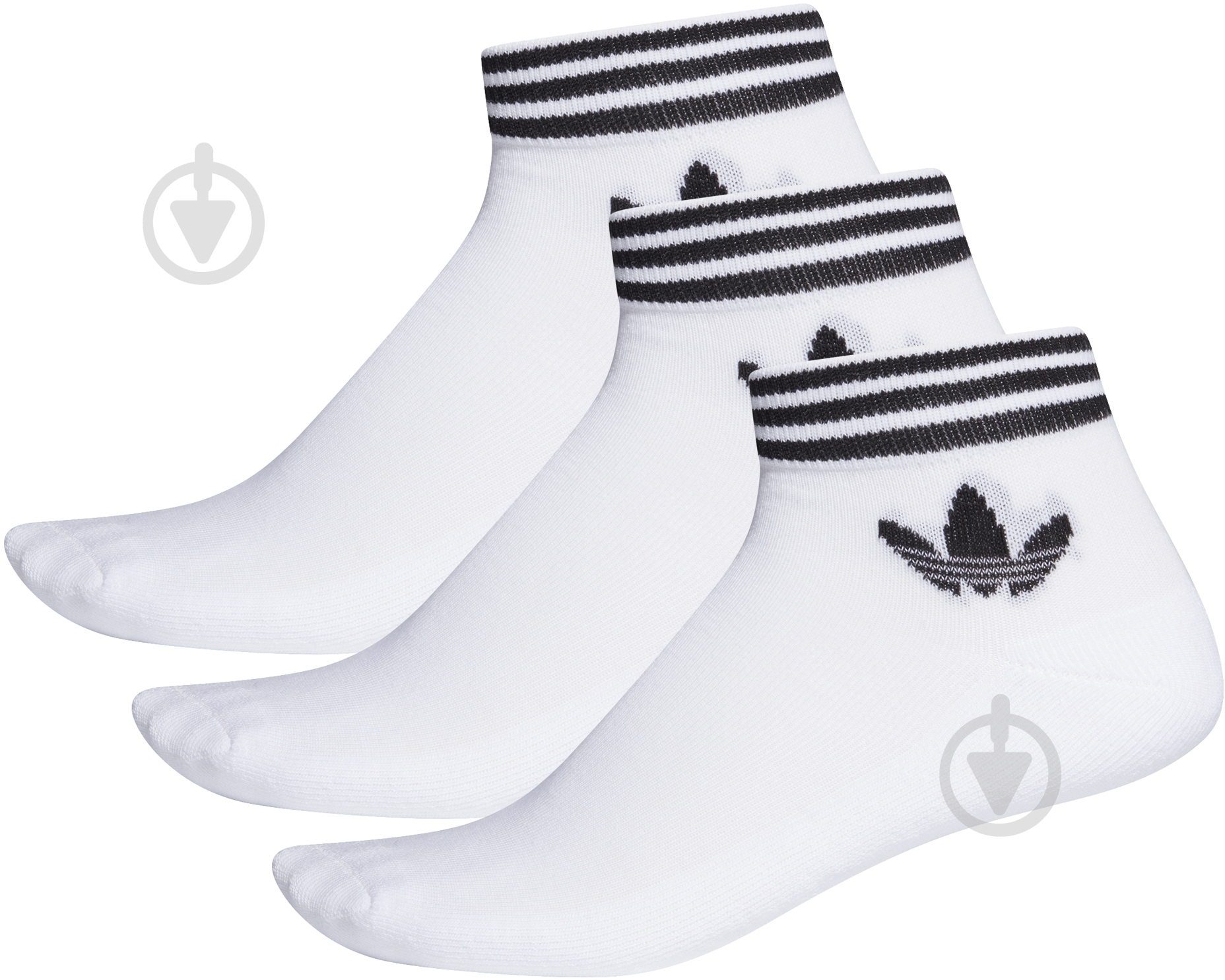 Носки Adidas EE1152 р.35-38 белый 3 шт. - фото 2 Носки Adidas EE1152 р.35-38 белый 3 шт. - фото 2