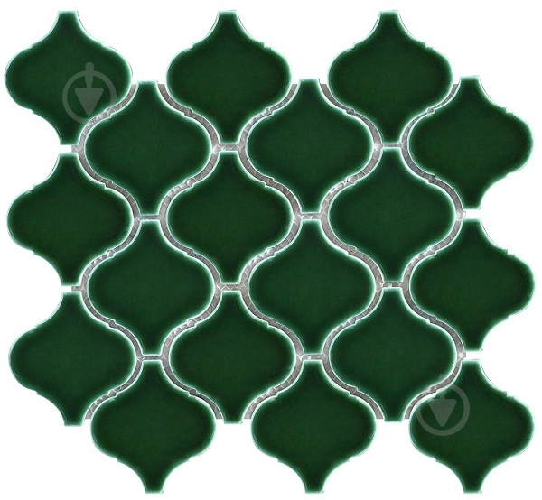 Мозаїка Intermatex FLAME GREEN GLOSS 28х24,6 см - фото 1