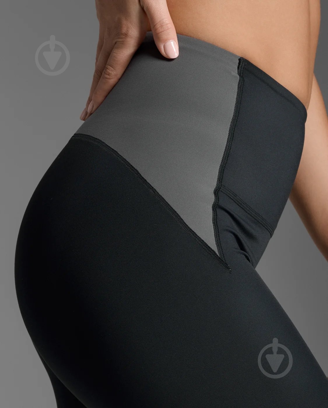 Лосины 2XU Contour Hi-Rise Compression Tights WA7334b_BLK/BLK р.XS черный - фото 4