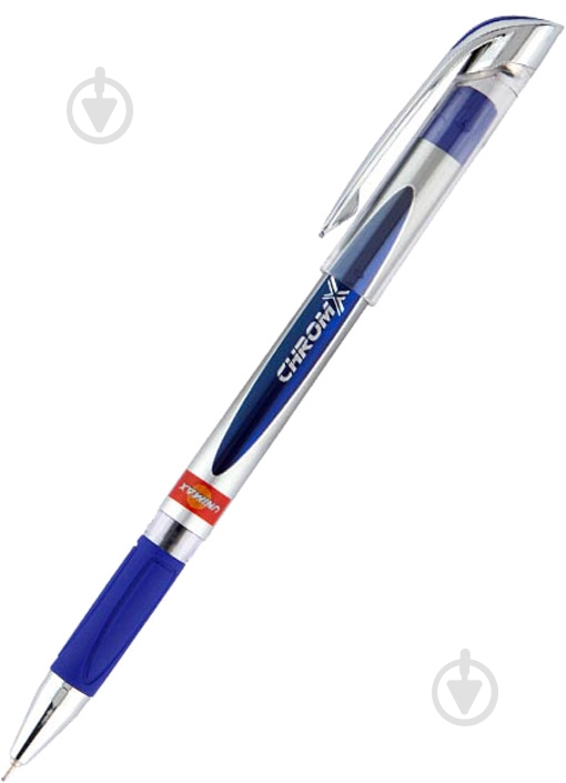 Ручка шариковая Unimax ChromX, синяя - фото 1