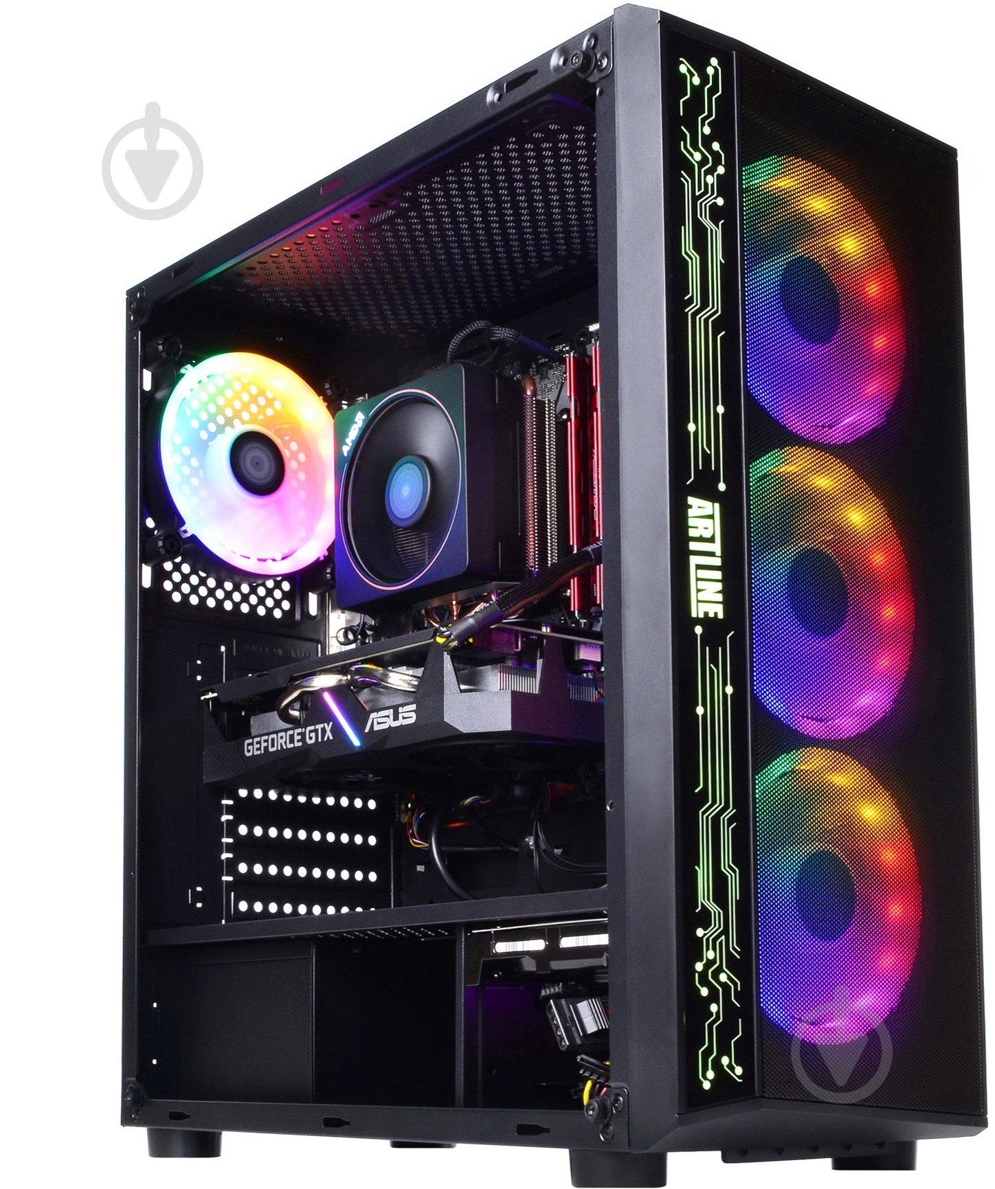 Компьютер персональный Artline Gaming X63 (X63v09) black - фото 5