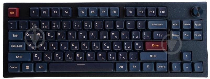 Клавиатура Montech USB TKL DR (MK87DR) black - фото 1