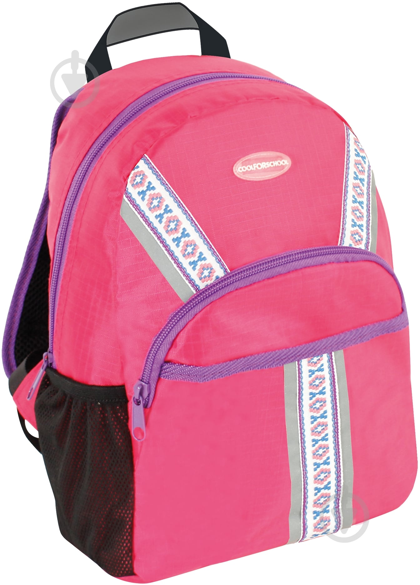 Ранец дошкольный Cool For School Vyshyvanka Classic Rubine CF85650 - фото 1