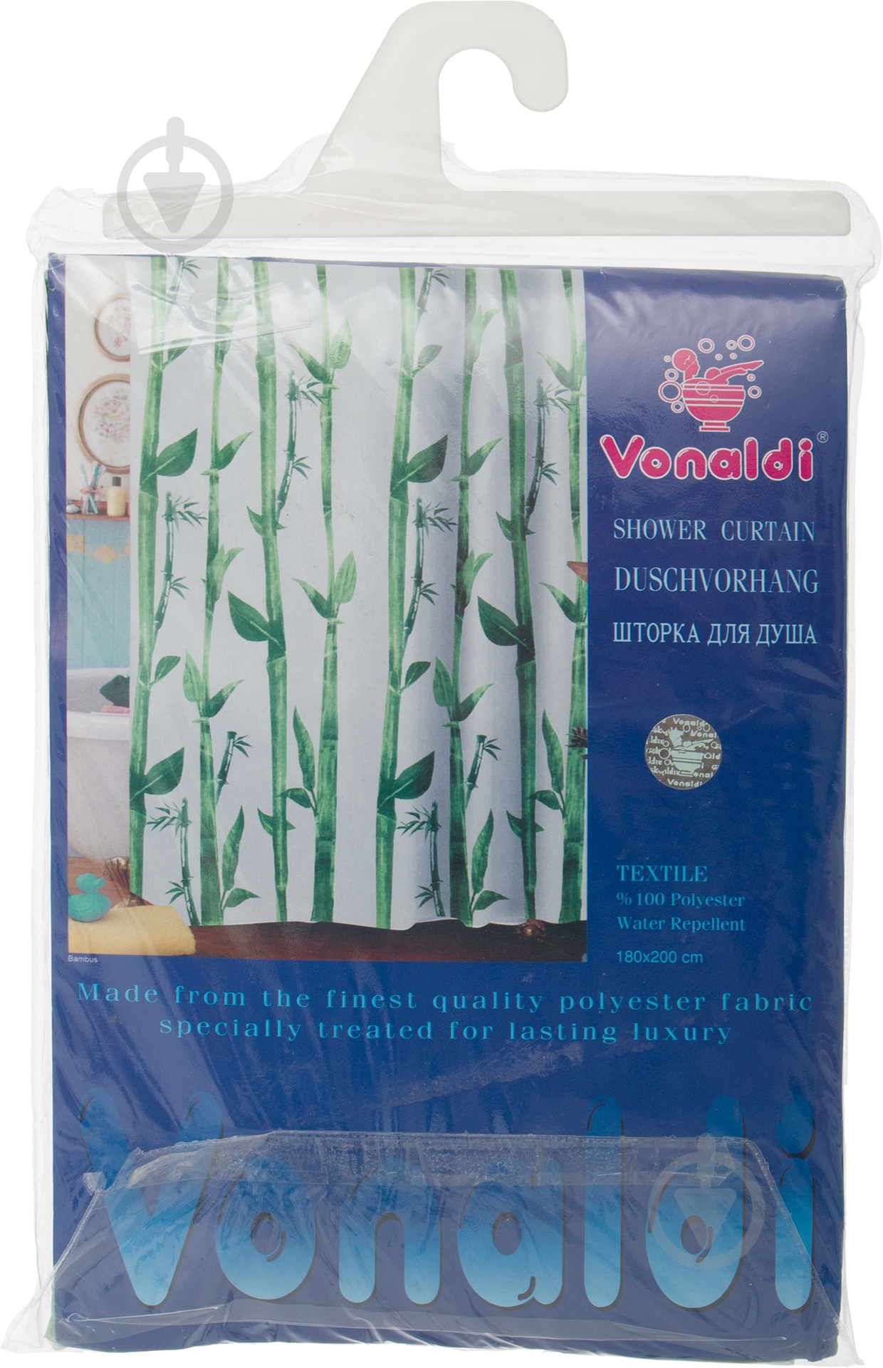 Штора для душа Vonaldi Bambus 180x200 см - фото 3