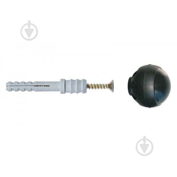 Ограничитель хода двери Wkret-Met 8х60 черный - фото 1 Ограничитель хода двери Wkret-Met 8х60 черный - фото 1