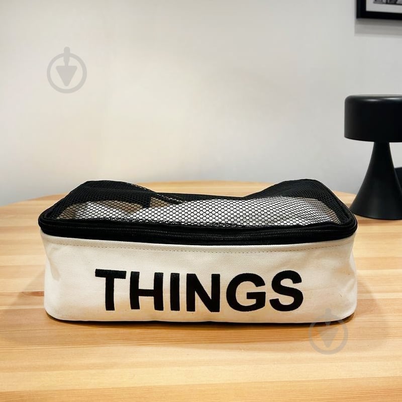 Органайзер текстильный Organize M-Bag-S THINGS хлопковый для вещей светлый 200x300 мм - фото 6 Органайзер текстильный Organize M-Bag-S THINGS хлопковый для вещей светлый 200x300 мм - фото 6