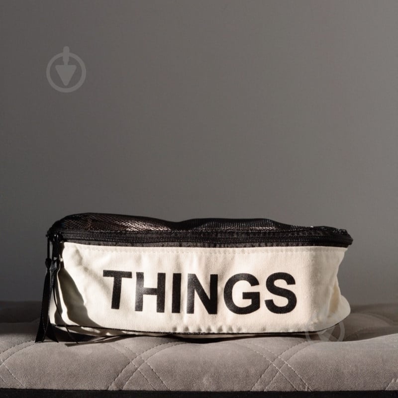 Органайзер текстильный Organize M-Bag-S THINGS хлопковый для вещей светлый 200x300 мм - фото 5 Органайзер текстильный Organize M-Bag-S THINGS хлопковый для вещей светлый 200x300 мм - фото 5