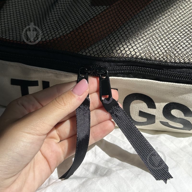 Органайзер текстильный Organize M-Bag-S THINGS хлопковый для вещей светлый 200x300 мм - фото 4 Органайзер текстильный Organize M-Bag-S THINGS хлопковый для вещей светлый 200x300 мм - фото 4