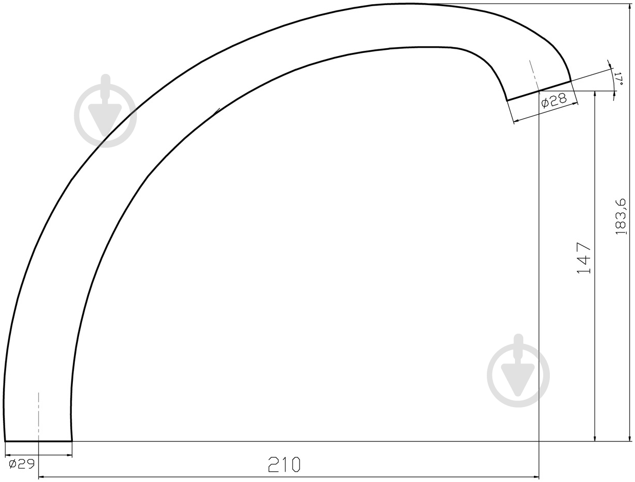 Излив для смесителя Mixxen MXH7313 - фото 2
