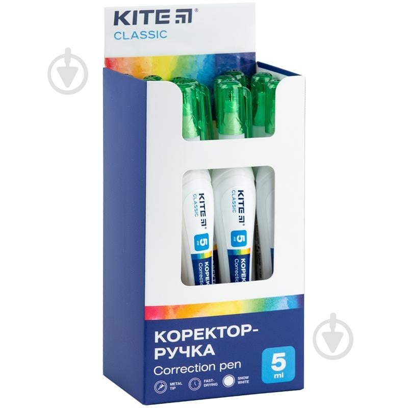 Корректор-ручка KITE Classic 5 мл K-013 - фото 3
