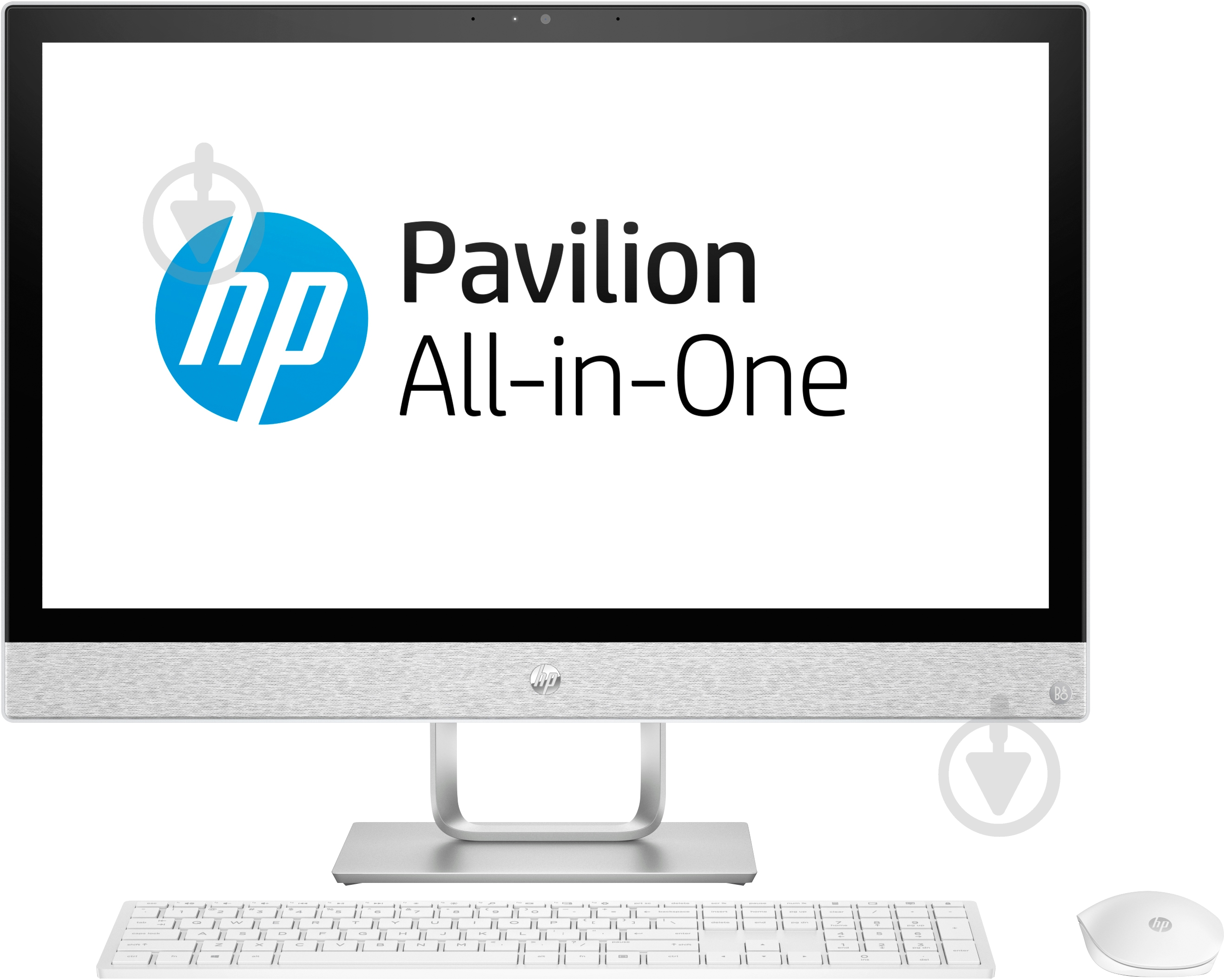 Моноблок HP Pavilion 24-r004ur 23.8" (2MJ02EA) white - фото 1