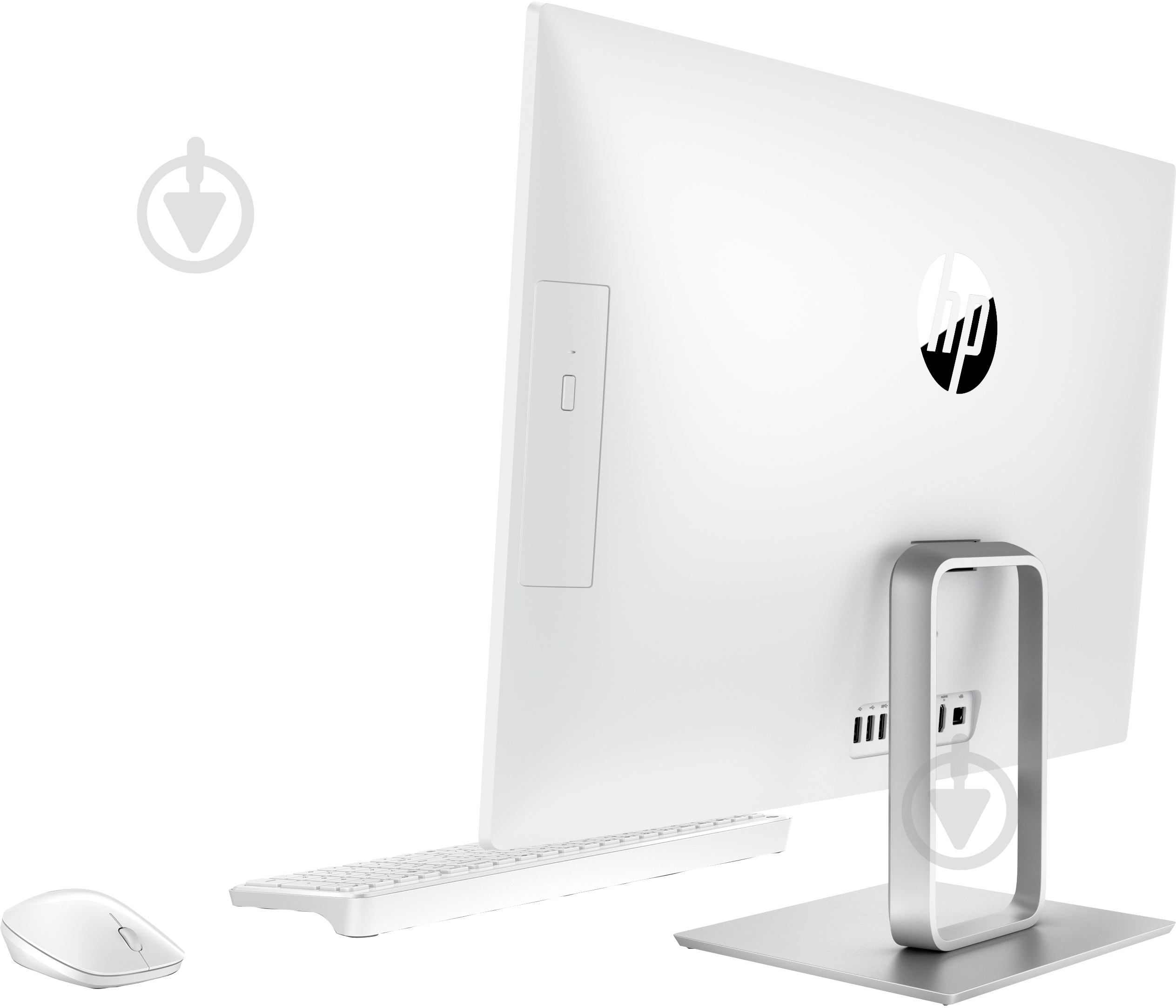 Моноблок HP Pavilion 24-r004ur 23.8" (2MJ02EA) white - фото 5