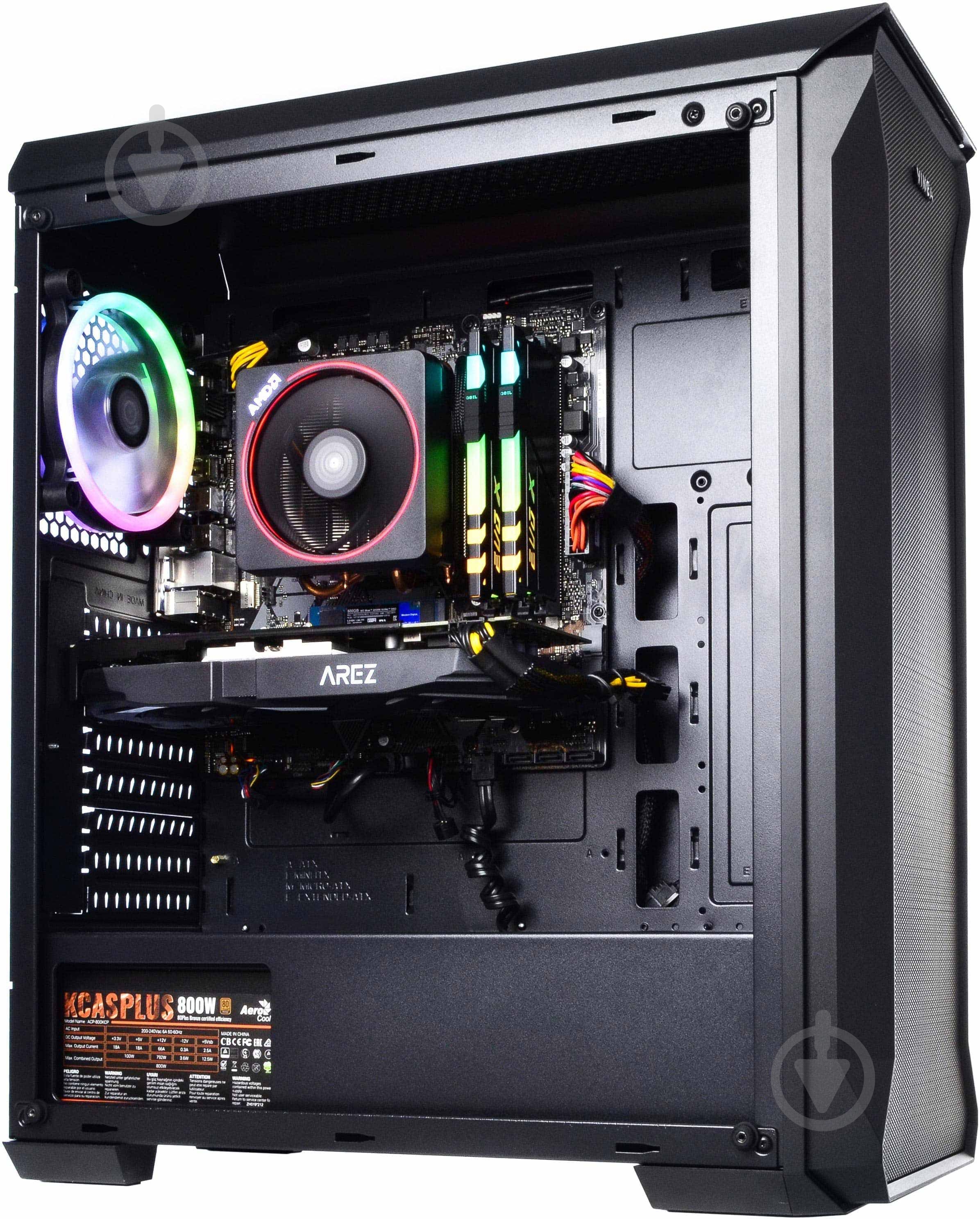 Компьютер персональный Artline Gaming X77 (X77v35) black - фото 5