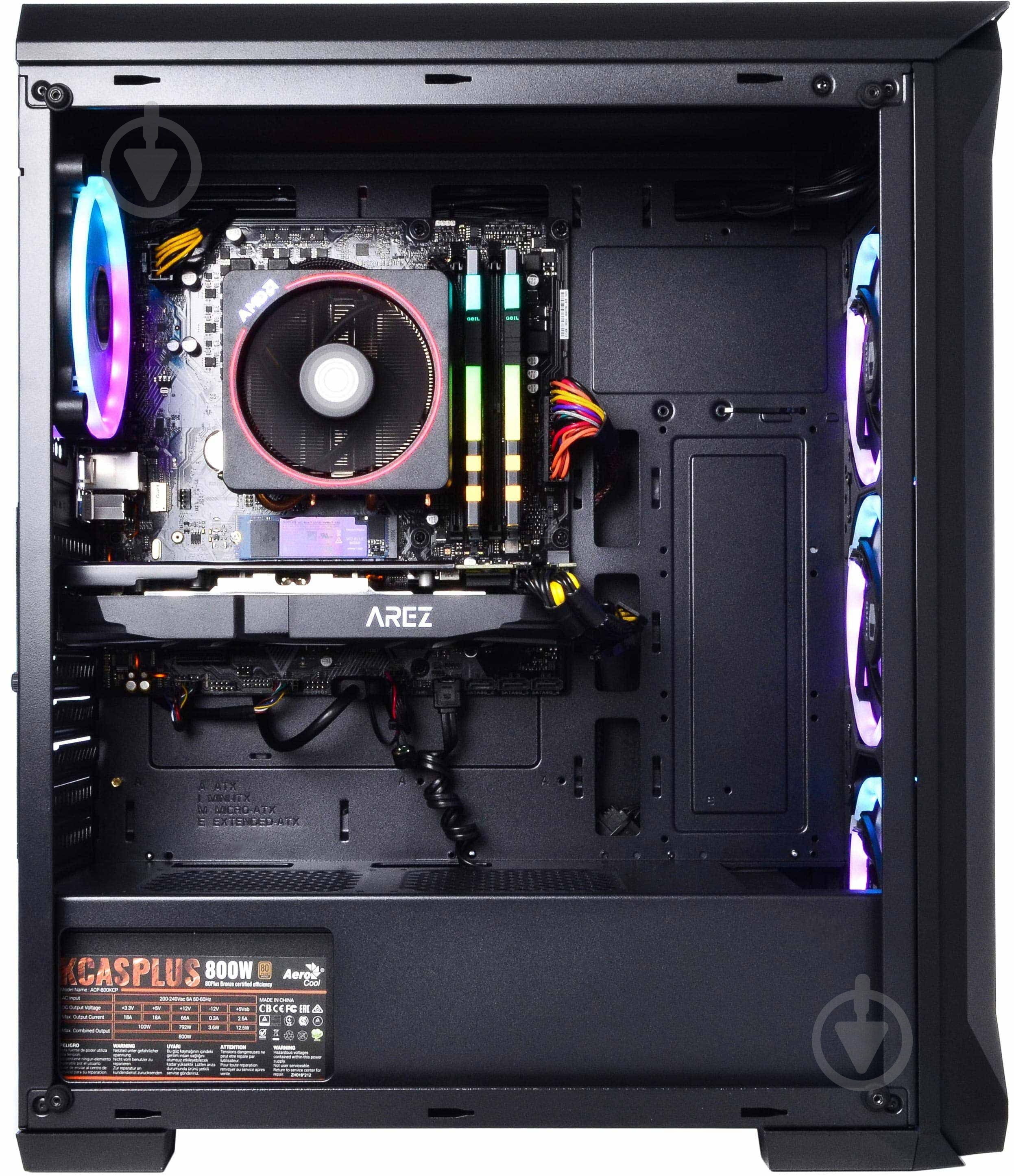 Компьютер персональный Artline Gaming X77 (X77v35) black - фото 6