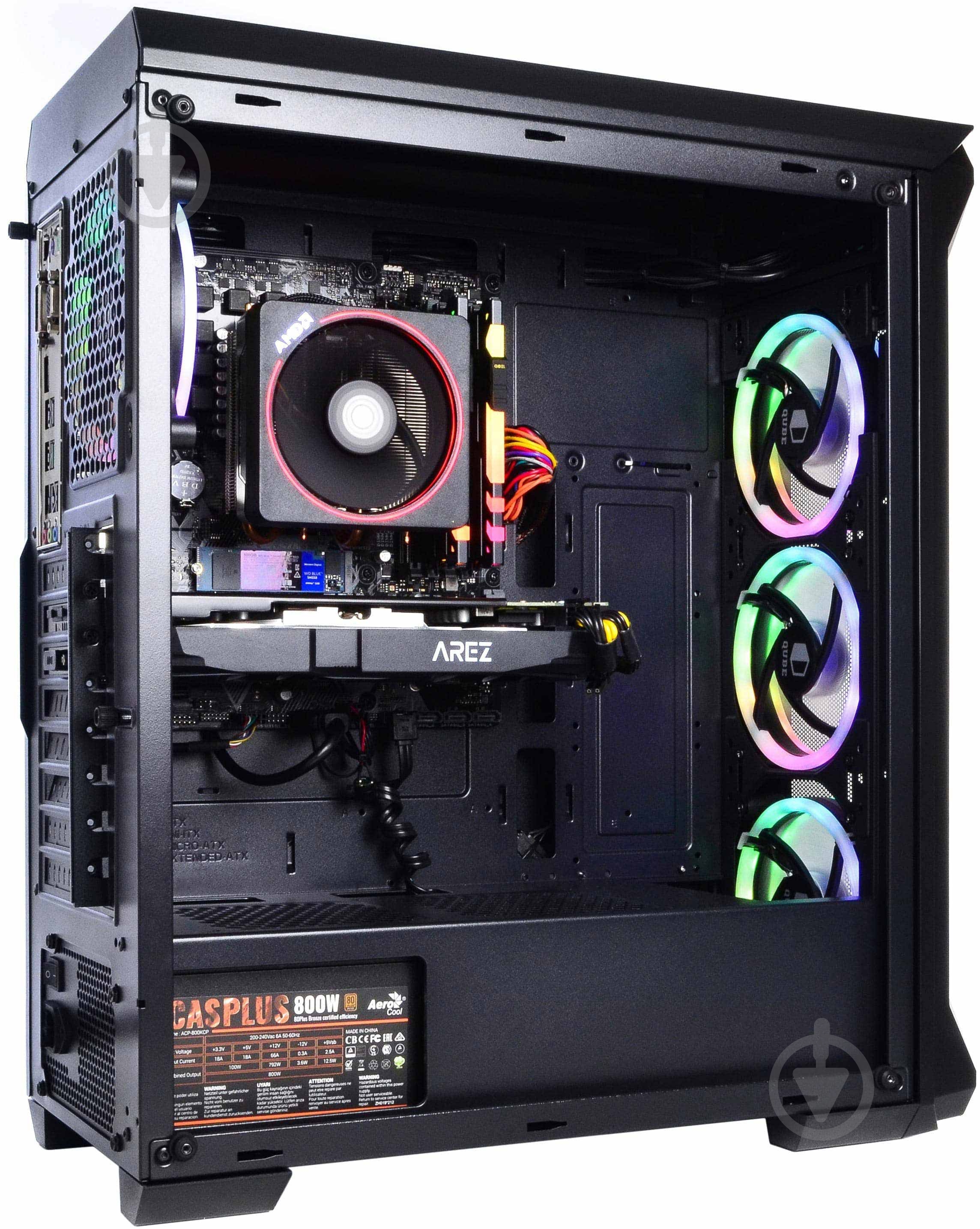 Компьютер персональный Artline Gaming X77 (X77v35) black - фото 7