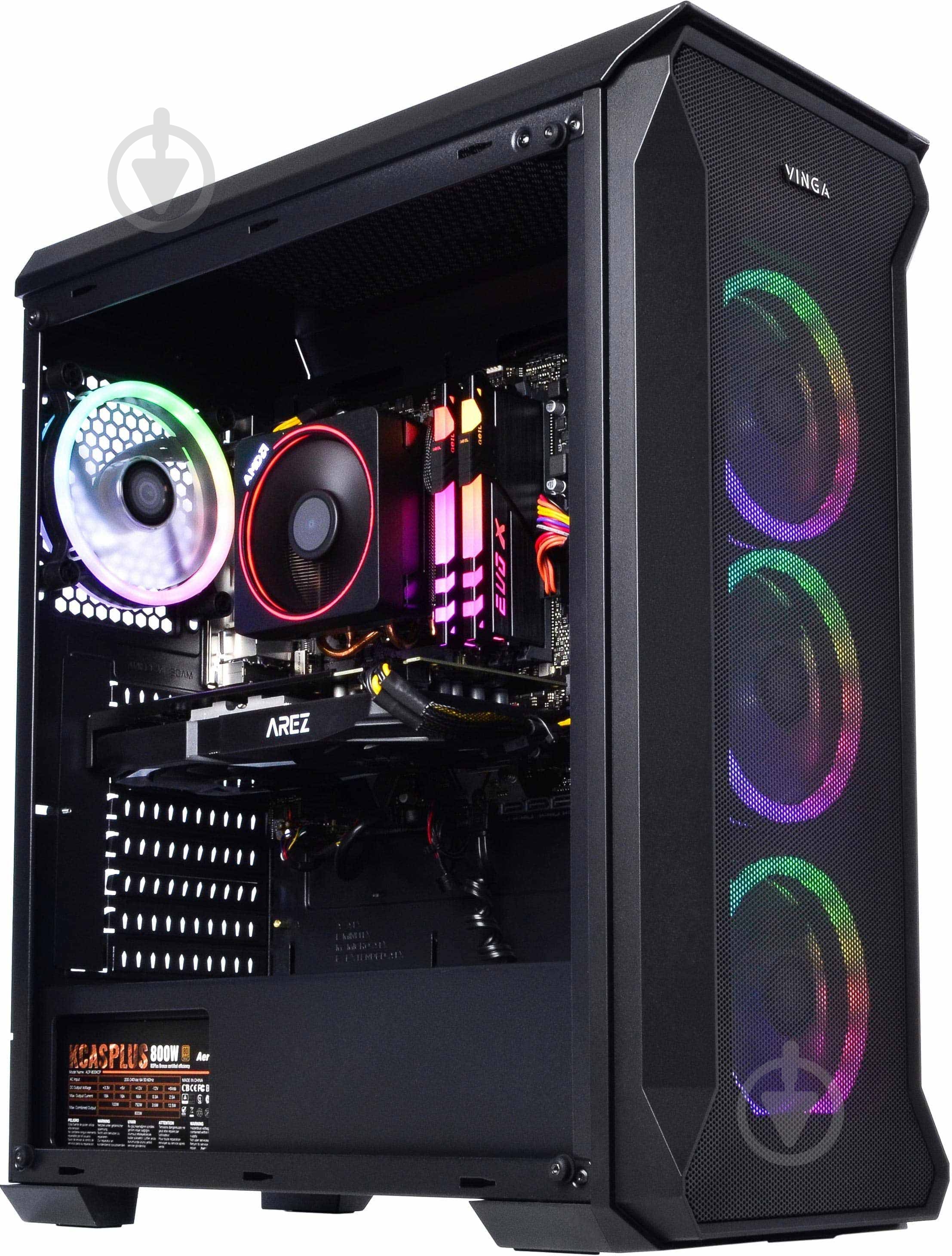 Компьютер персональный Artline Gaming X77 (X77v35) black - фото 3