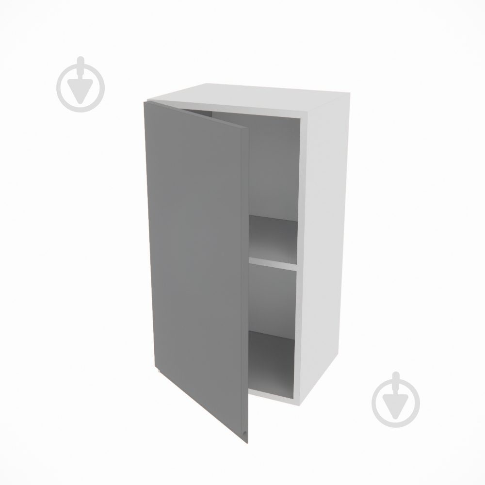 Шкаф Влада (В 40/40Ск левая) графит/пепельный Світ Меблів - фото 2 Шкаф Влада (В 40/40Ск левая) графит/пепельный Світ Меблів - фото 2