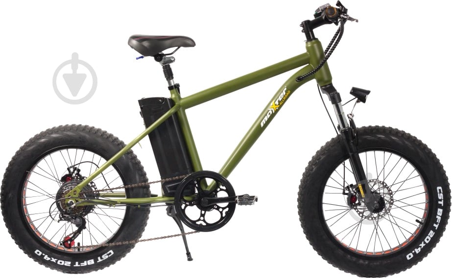 Електровелосипед Maxxter Allroad military green - фото 1
