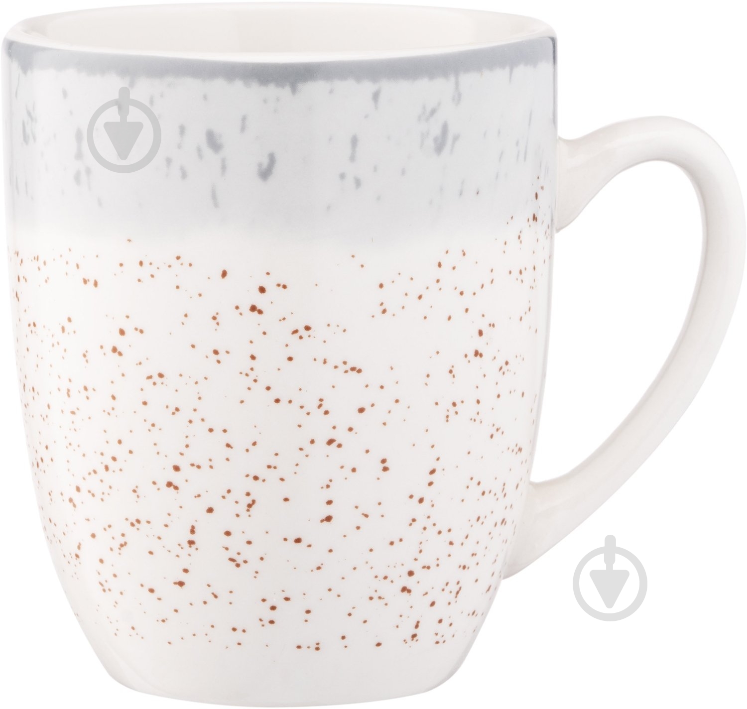 Чашка Ardesto Siena 360 мл бело-серая AR2936SW - фото 2