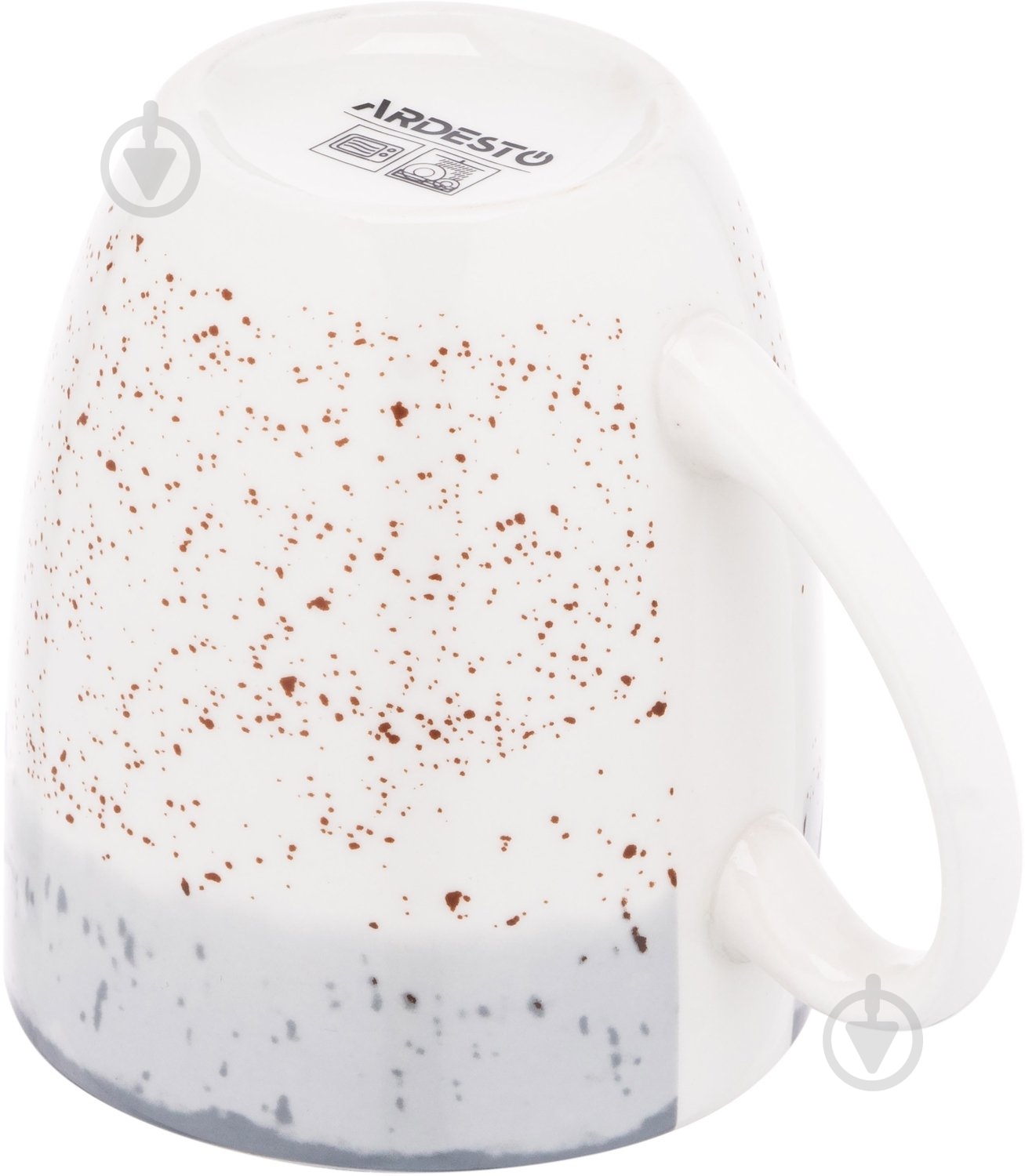 Чашка Ardesto Siena 360 мл бело-серая AR2936SW - фото 4