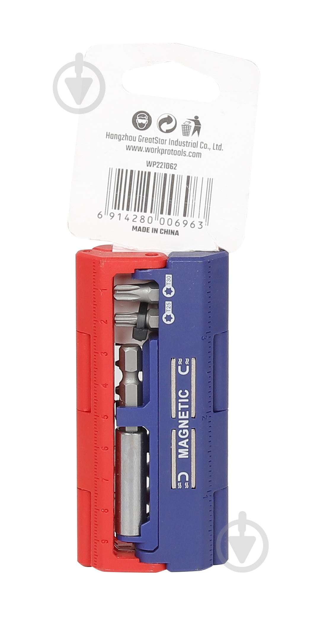 Набор бит WORKPRO WP221062 13 шт. 13 шт. WP221062 - фото 6