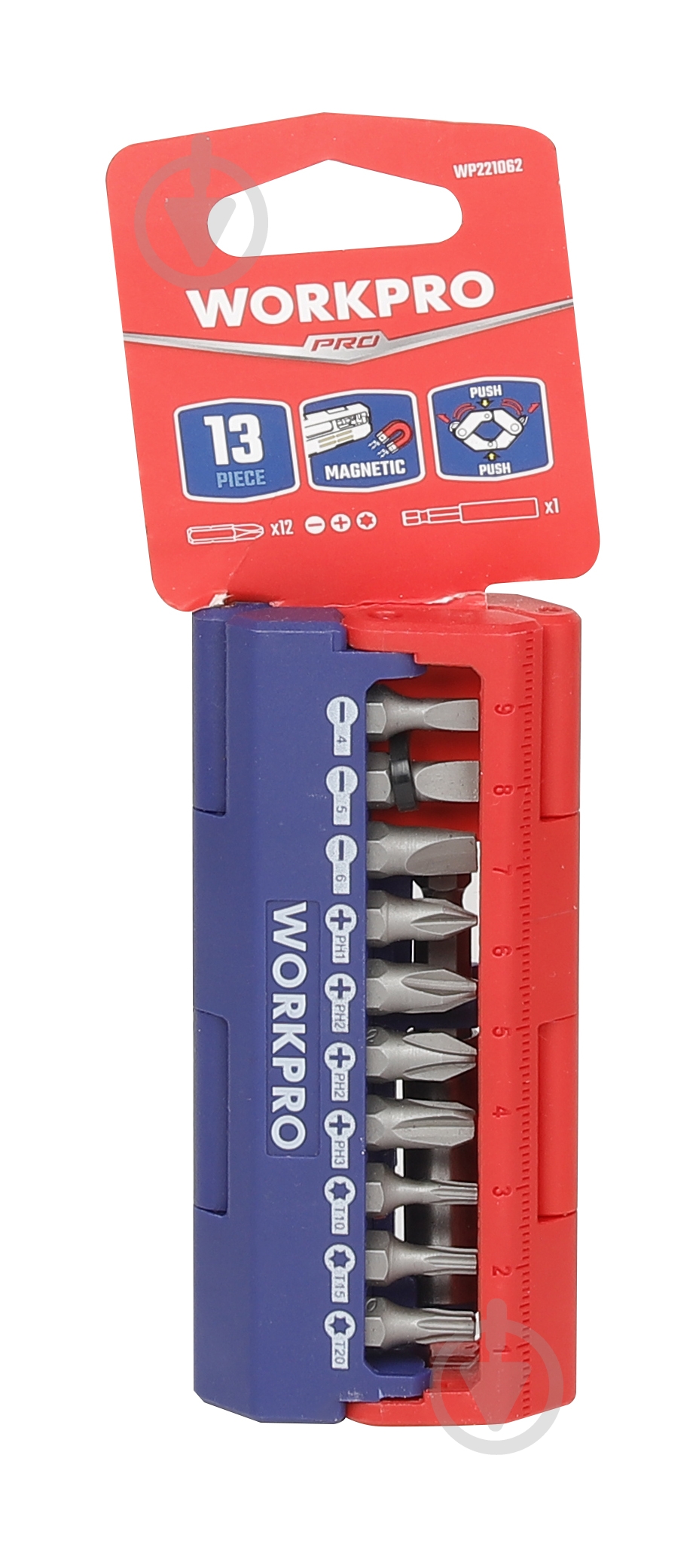 Набор бит WORKPRO WP221062 13 шт. 13 шт. WP221062 - фото 5