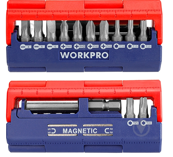 Набор бит WORKPRO WP221062 13 шт. 13 шт. WP221062 - фото 1