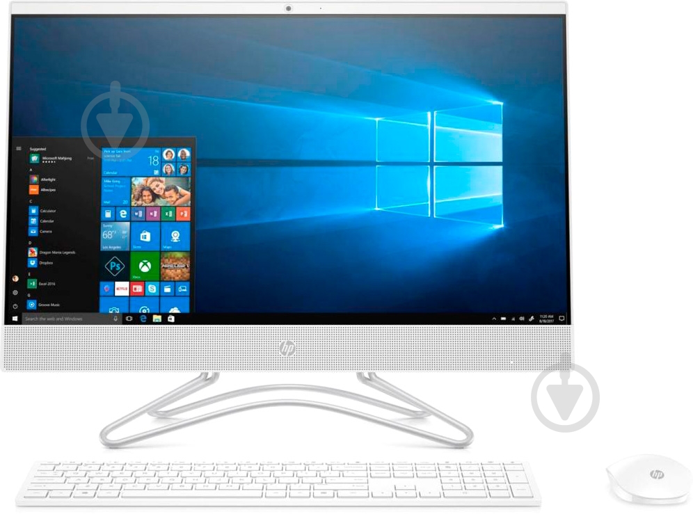 Моноблок HP 23,8" (4MM44EA) white All-in-One - фото 1 Моноблок HP 23,8" (4MM44EA) white All-in-One - фото 1
