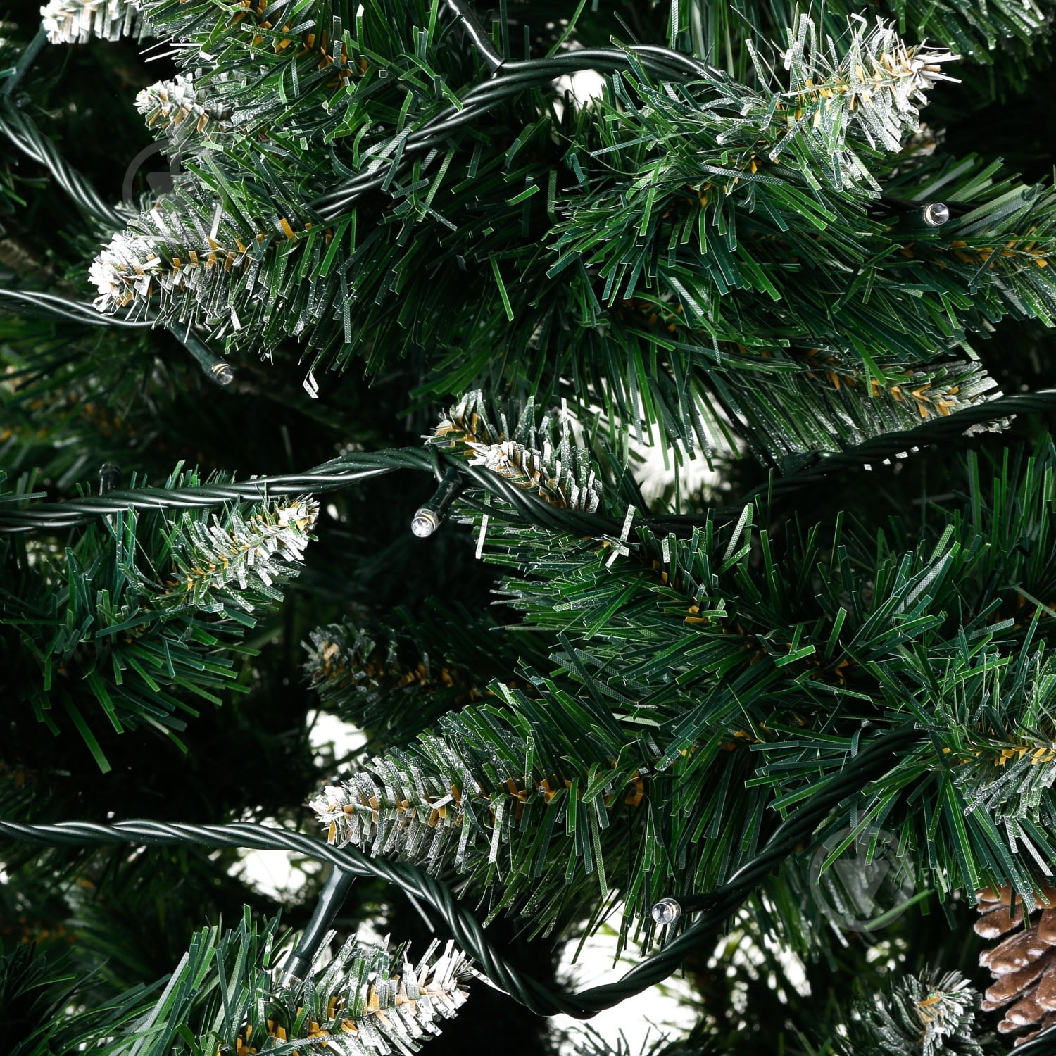 Электрогирлянда линейная Феєрія тепло-белая встроенный светодиод (LED) 100 ламп 10 м (QC2001) - фото 10