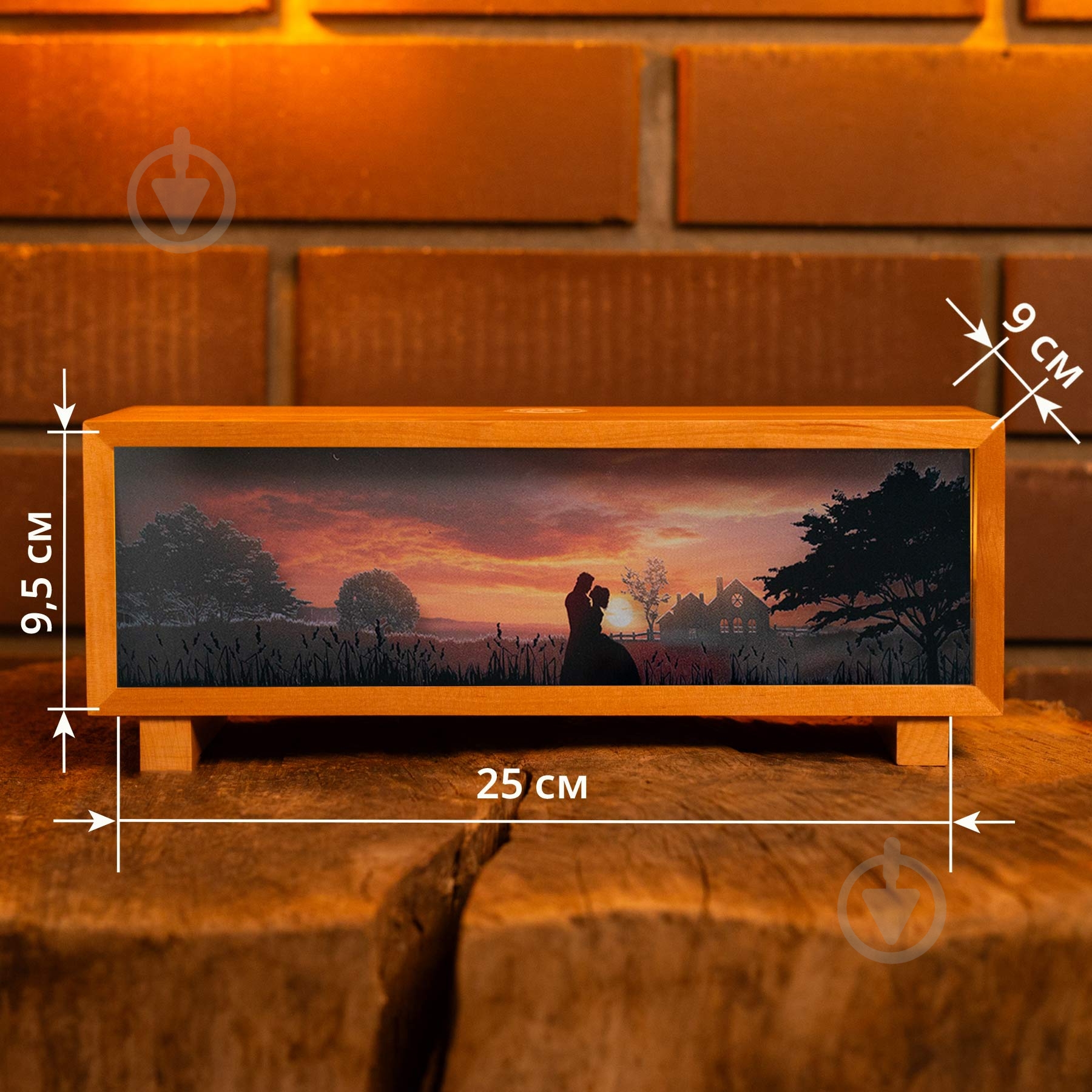 Декор-панорама Wood Posters Декор-панорама «Влюблённые» - фото 3