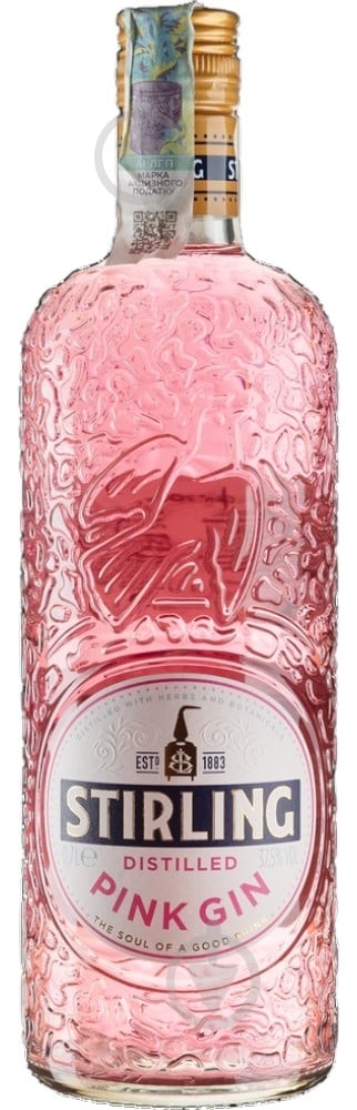 Джин Stirling Pink Gin 0,7 л - фото 1 Джин Stirling Pink Gin 0,7 л - фото 1