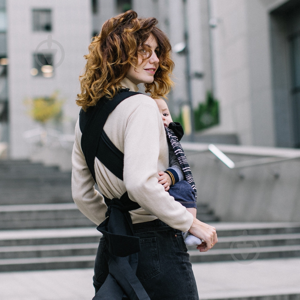 Слинг Страйп Love & Carry черный - фото 2 Слинг Страйп Love & Carry черный - фото 2