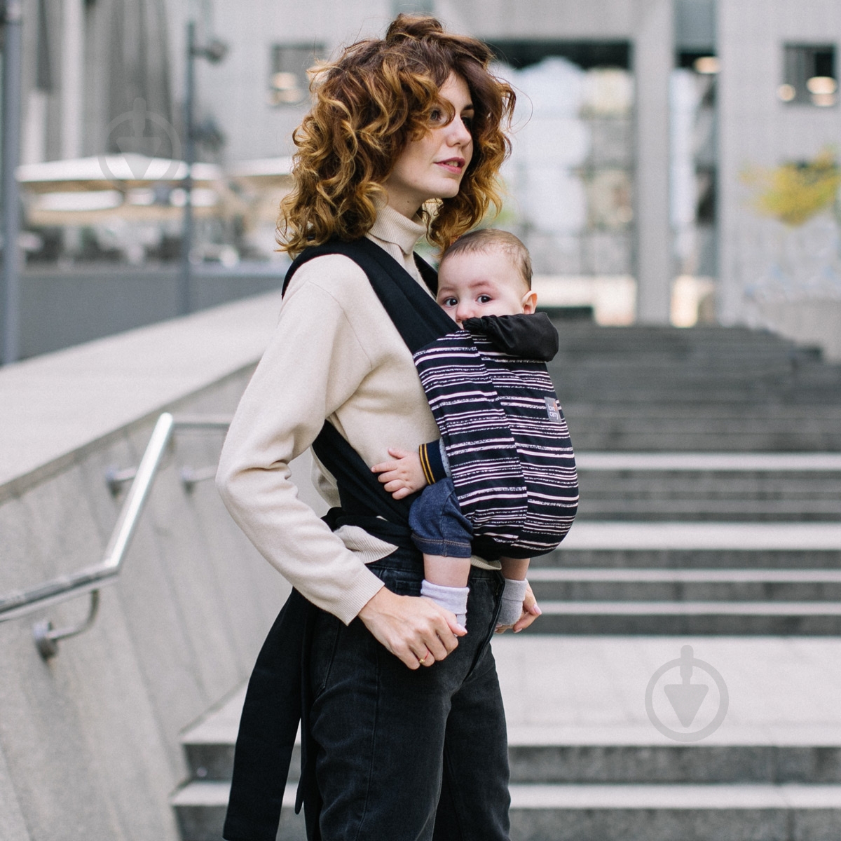 Слинг Страйп Love & Carry черный - фото 1 Слинг Страйп Love & Carry черный - фото 1