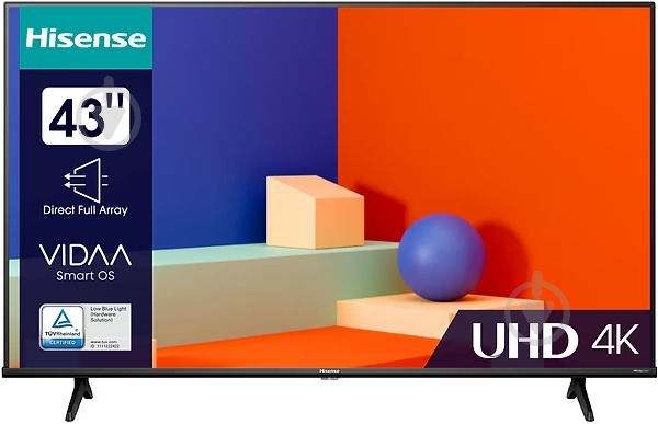 Телевізор Hisense 43A6K - фото 2