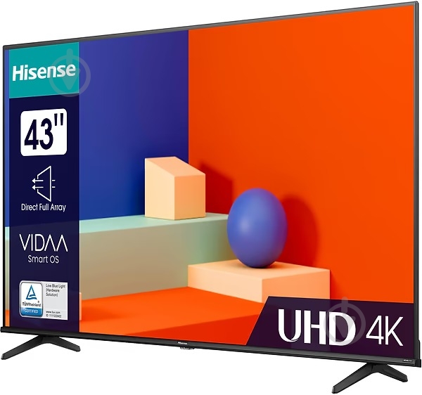 Телевізор Hisense 43A6K - фото 3