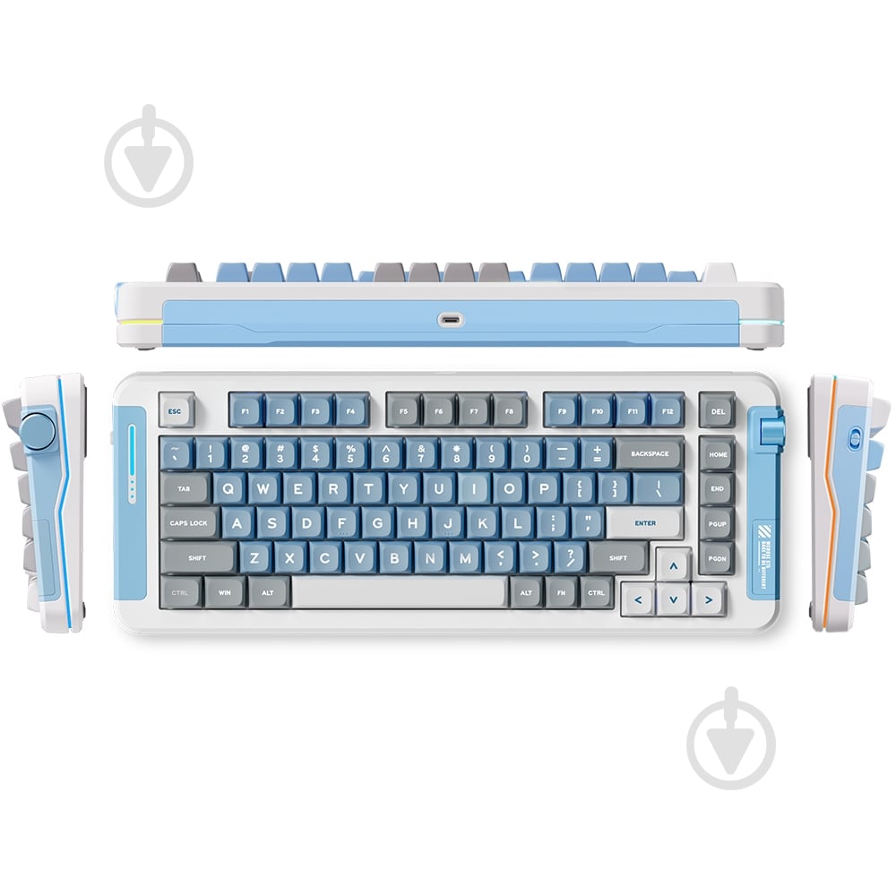 Клавиатура беспроводная MChose (MC-X75-18) grey - фото 2