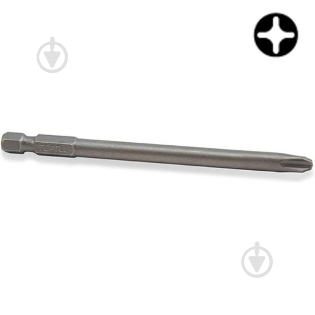 Бита Toptul 1/4" 150 мм PH2 1 шт. FSIC0802 - фото 1