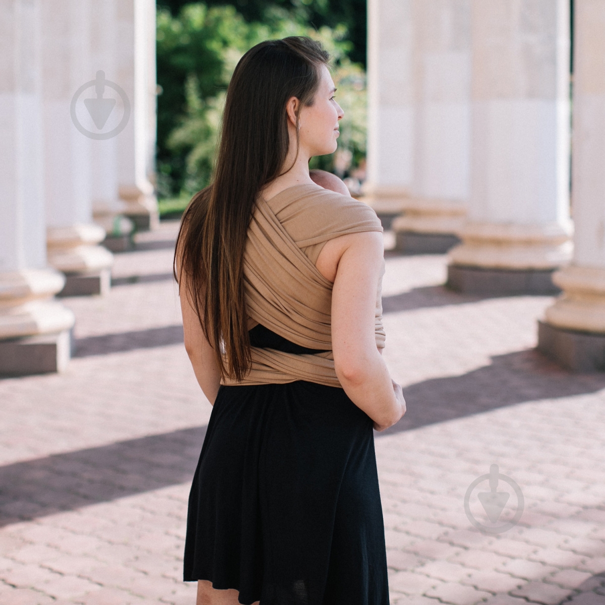 Слінг-шарф Мигдаль Love & Carry бежевий - фото 2