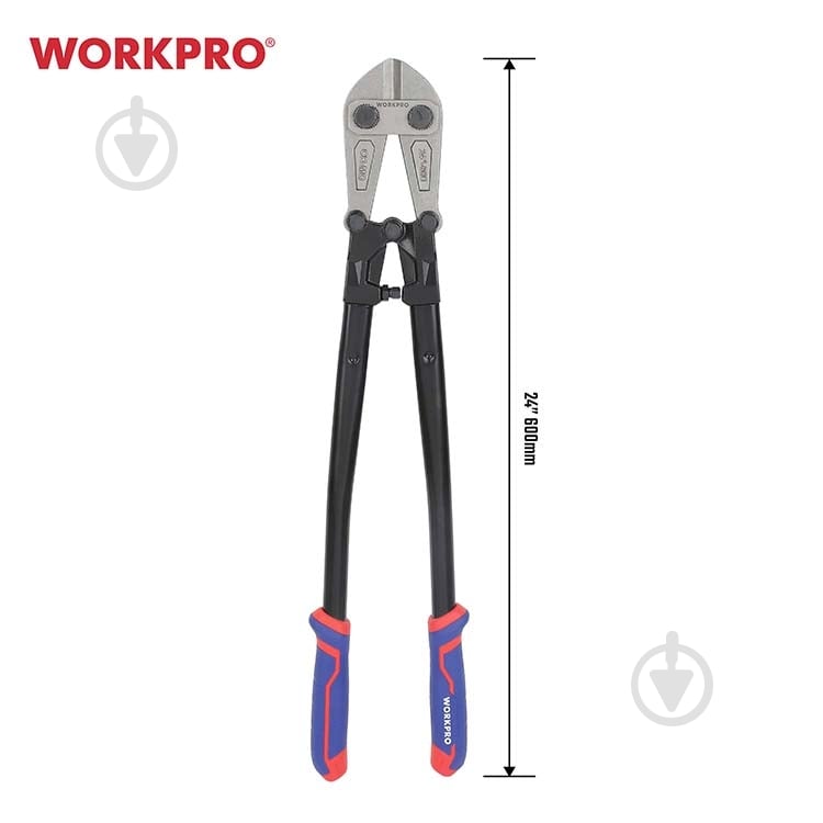 Бокорезы WORKPRO 600 мм CR-MO PRO 1 шт. WP216005 - фото 4