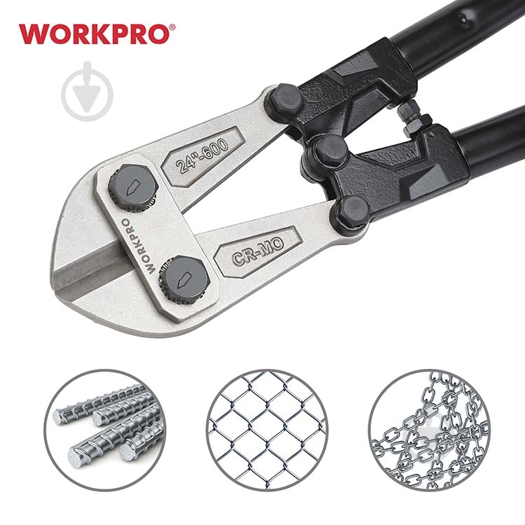 Бокорезы WORKPRO 600 мм CR-MO PRO 1 шт. WP216005 - фото 5