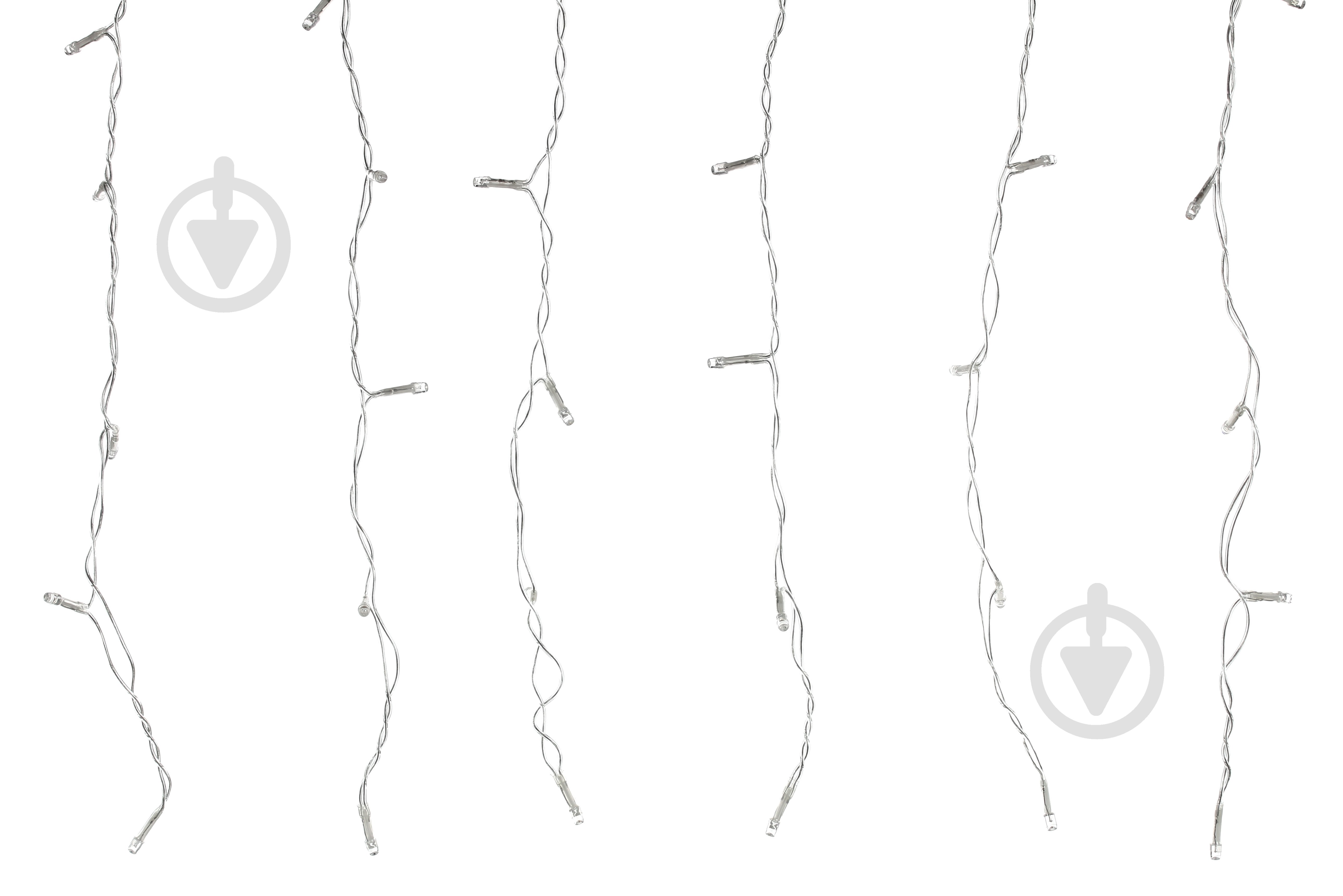 Електрогірлянда-штора Феєрія біла QC2018 вбудований світлодіод (LED) 135 ламп 2,7 м - фото 3