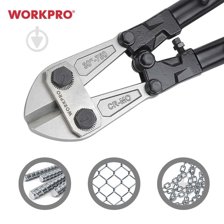 Бокорезы WORKPRO 750 мм CR-MO PRO 1 шт. WP216006 - фото 5 Бокорезы WORKPRO 750 мм CR-MO PRO 1 шт. WP216006 - фото 5