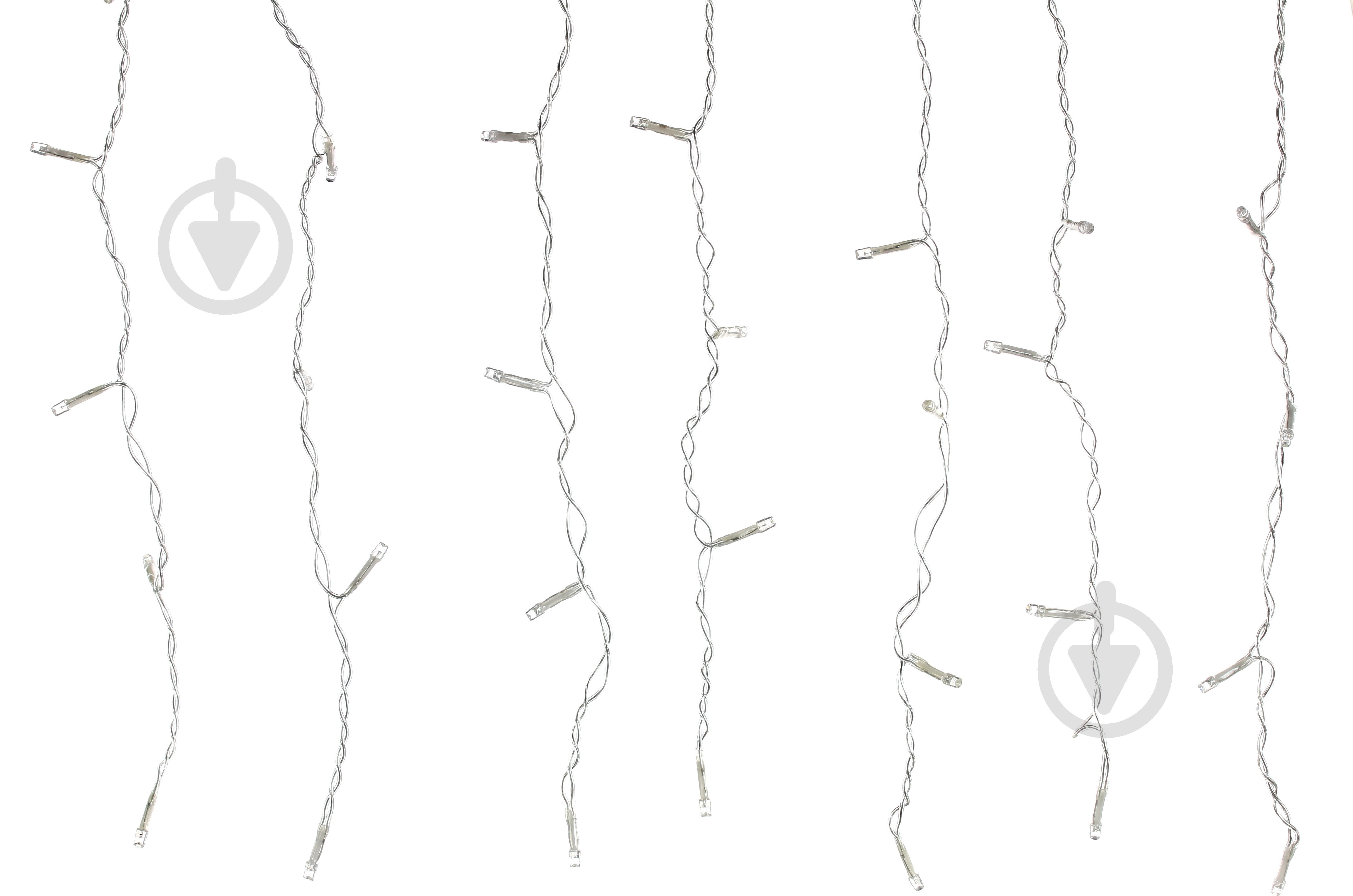 Электрогирлянда-штора Феєрія белая QC2019 встроенный светодиод (LED) 135 ламп 2,7 м - фото 4