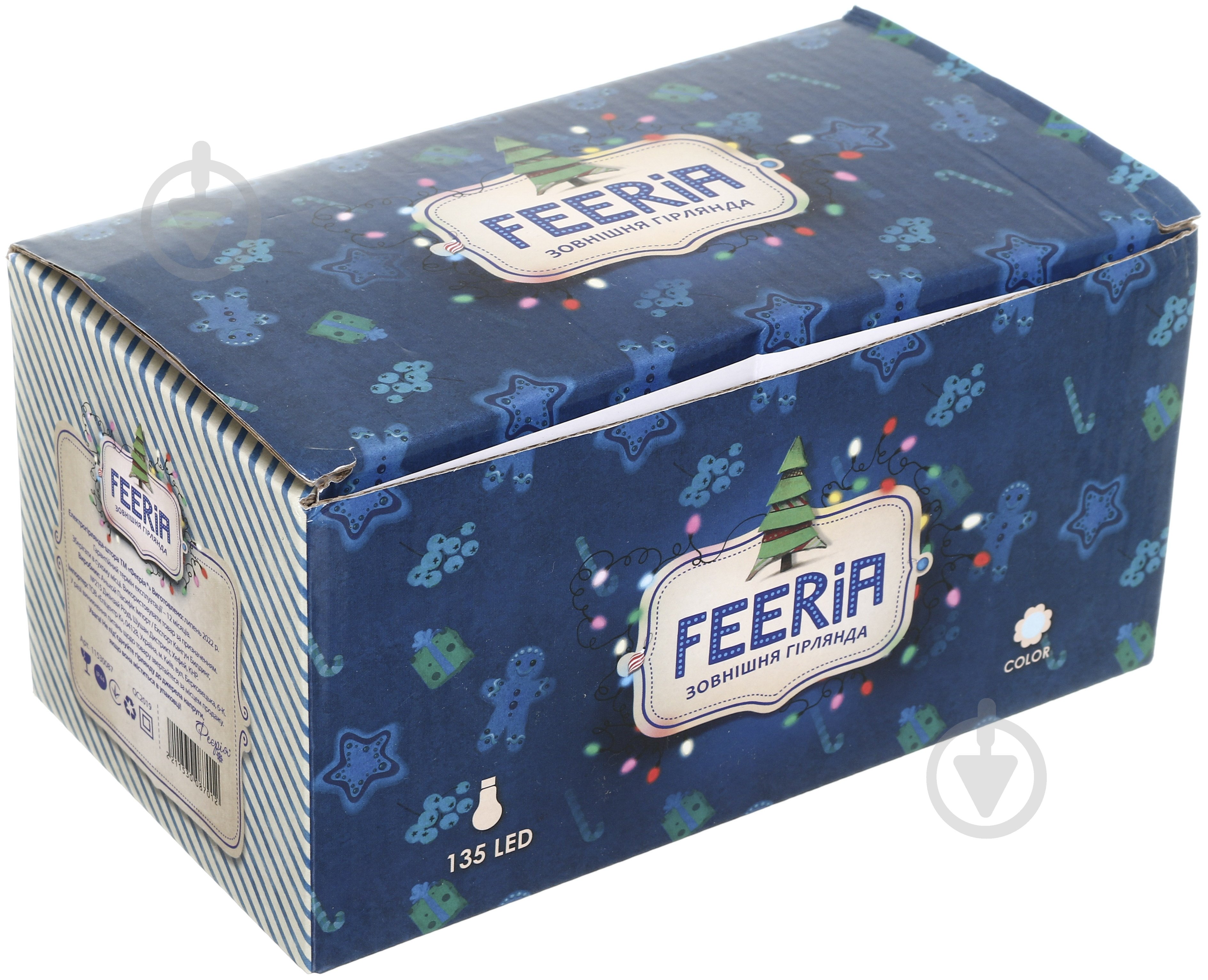 Электрогирлянда-штора Феєрія белая QC2019 встроенный светодиод (LED) 135 ламп 2,7 м - фото 7