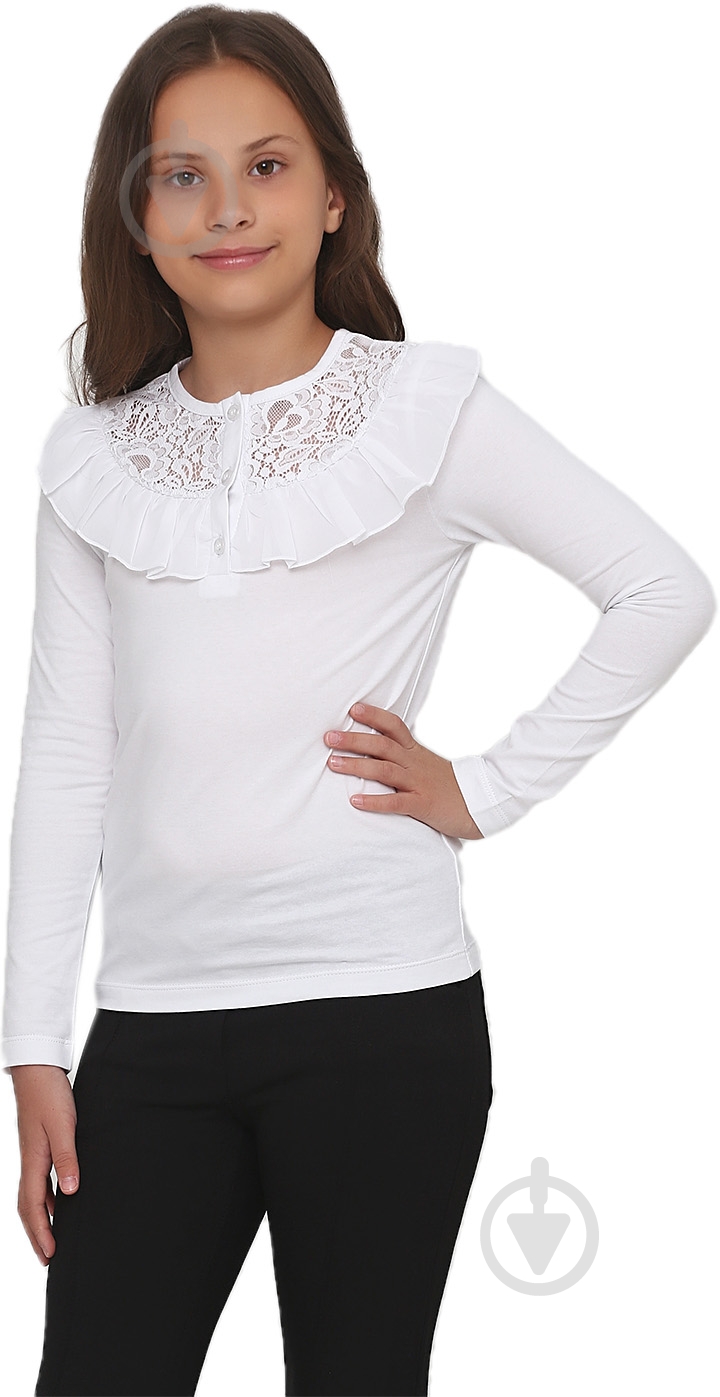 Кофта для девочки Vidoli G-19599W р.128 белый - фото 1