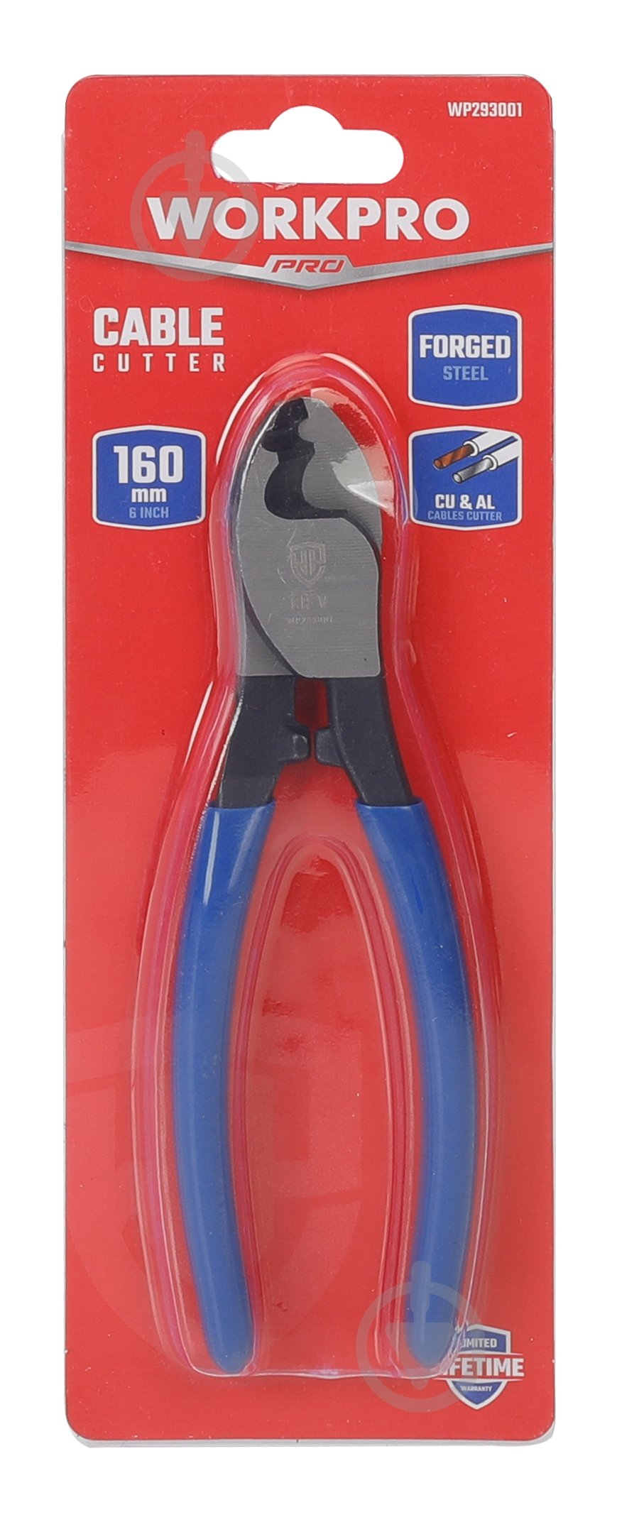 Кабелеріз WORKPRO 160 мм WP293001 - фото 2