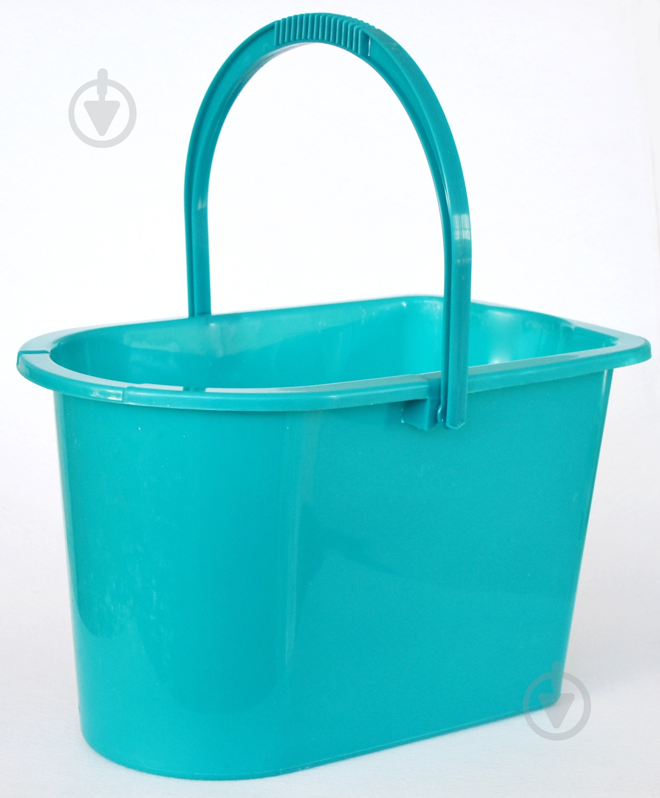 Ведро для швабры Полимердеталь овальное 14 л бирюзовый - фото 1 Ведро для швабры Полимердеталь овальное 14 л бирюзовый - фото 1