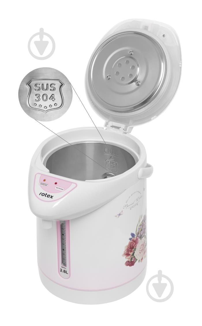 УЦЕНКА! Термопот Rotex RTP302-W (УЦ №94) - фото 4 УЦЕНКА! Термопот Rotex RTP302-W (УЦ №94) - фото 4