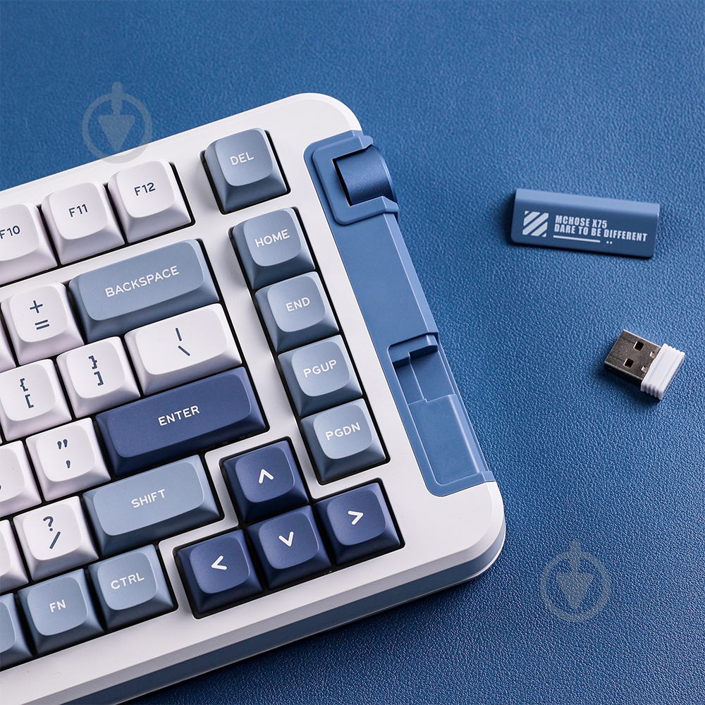 Клавиатура беспроводная MChose (X75-3A) white - фото 7