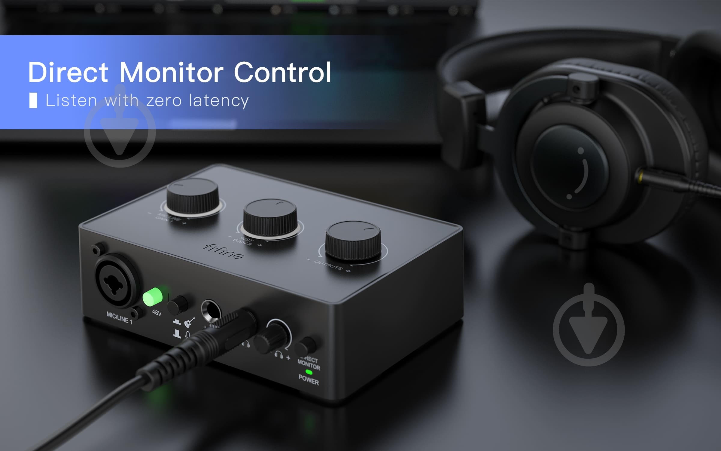 Пульт микшерный FIFINE SC1 Sound Card - фото 4